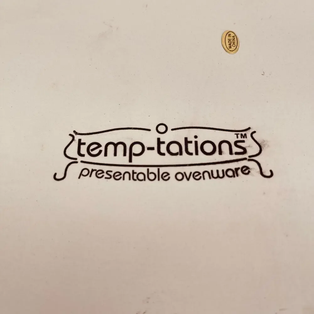 Vintage Temp-Tations presentable Ovenware by Tara-Casserole Set
